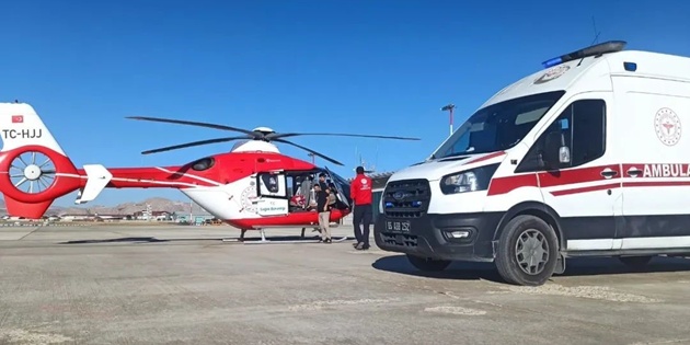 Ambulans Uçak Kalp Hastası Bebek İçin Havalandı